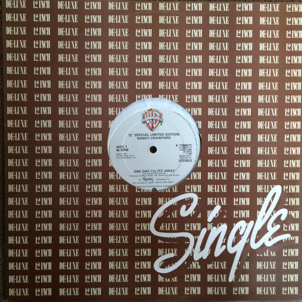 Randy Crawford : One Day I'll Fly Away (12", Single, Ltd)