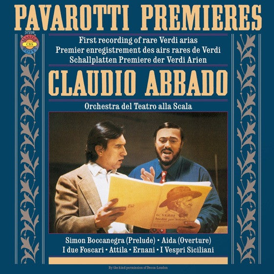 Luciano Pavarotti, Claudio Abbado, Orchestra Del Teatro Alla Scala : Pavarotti Premieres (LP, Gat)