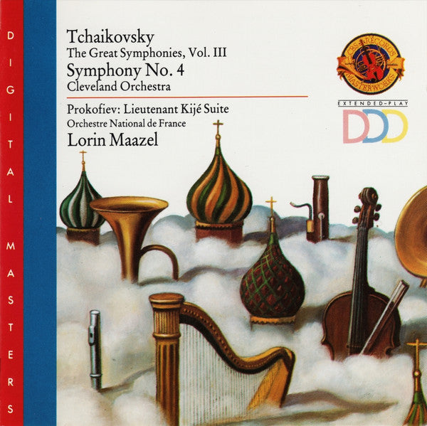 Pyotr Ilyich Tchaikovsky / Sergei Prokofiev - Lorin Maazel, The Cleveland Orchestra / Orchestre National de France : Tchaikovsky: The Great Symphonies, Vol. III (CD, Comp)
