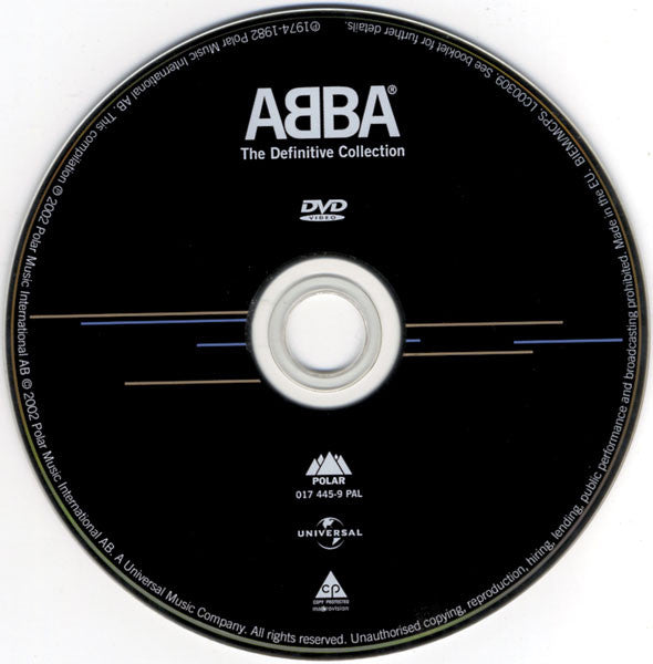 ABBA : The Definitive Collection (DVD-V, Comp, Copy Prot., RM, PAL)