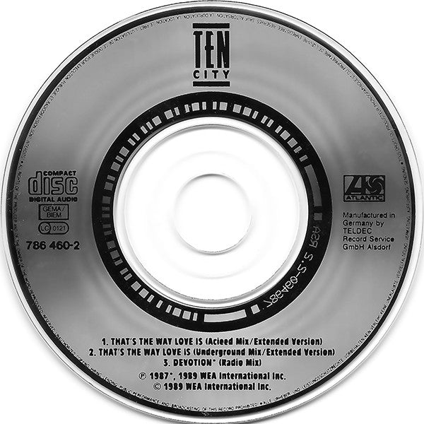 Ten City : That's The Way Love Is (CD, Mini)