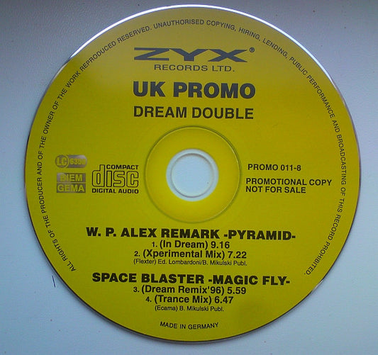 W. P. Alex Remark / Space Blaster : Pyramid / Magic Fly  (CD, Maxi, Promo)