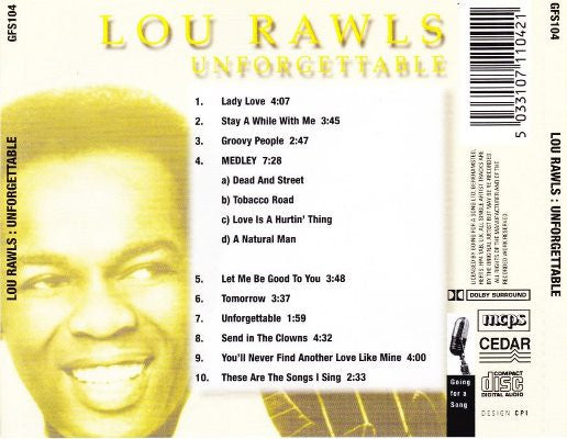 Lou Rawls : Unforgettable (CD, Comp, Dig)