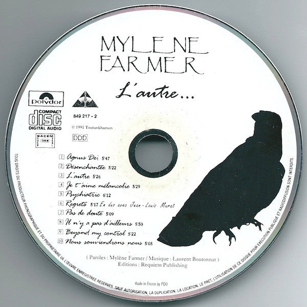 Mylène Farmer : L'Autre... (CD, Album, RP)