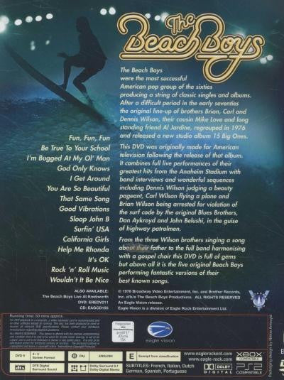 The Beach Boys : Live At Knebworth 1980 / Good Vibrations / Endless Harmony (DVD-V, PAL)