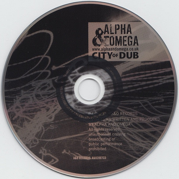 Alpha & Omega : City Of Dub (CD, Album)