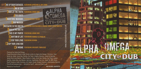 Alpha & Omega : City Of Dub (CD, Album)