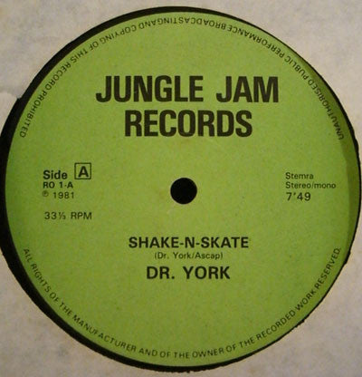 Dr. York : Shake-N-Skate (12")