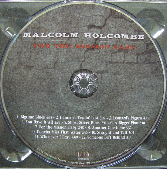 Malcolm Holcombe : For The Mission Baby (CD, Album)