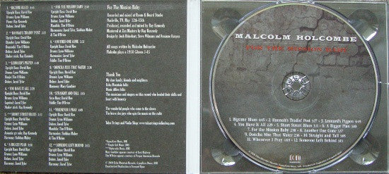 Malcolm Holcombe : For The Mission Baby (CD, Album)