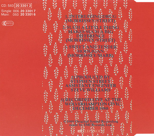 Morrissey : Interesting Drug (CD, Maxi)