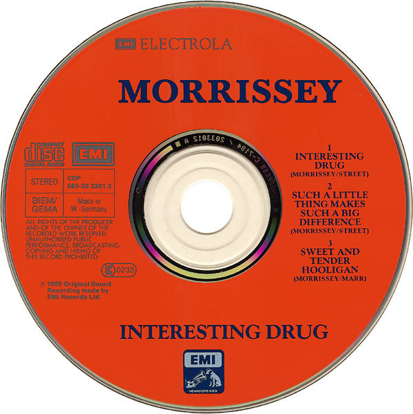 Morrissey : Interesting Drug (CD, Maxi)