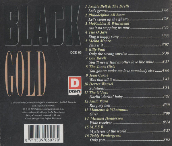 Various : Black Gold  (Box + 4xCD, Comp)