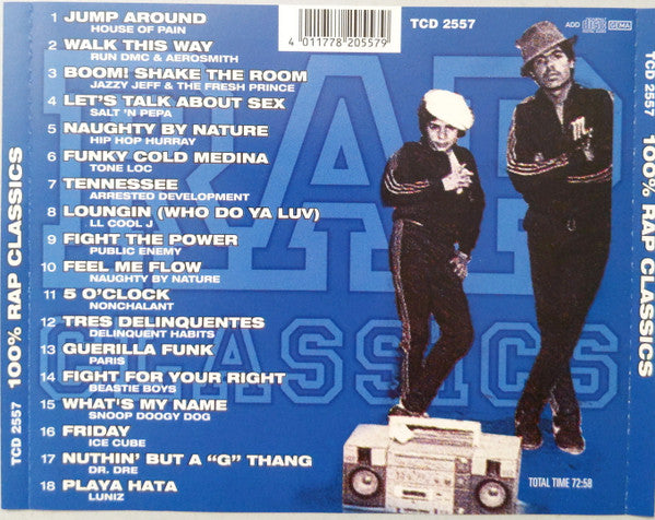Various : 100% Rap Classics (CD, Comp)