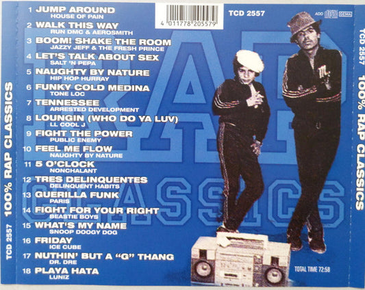 Various : 100% Rap Classics (CD, Comp)