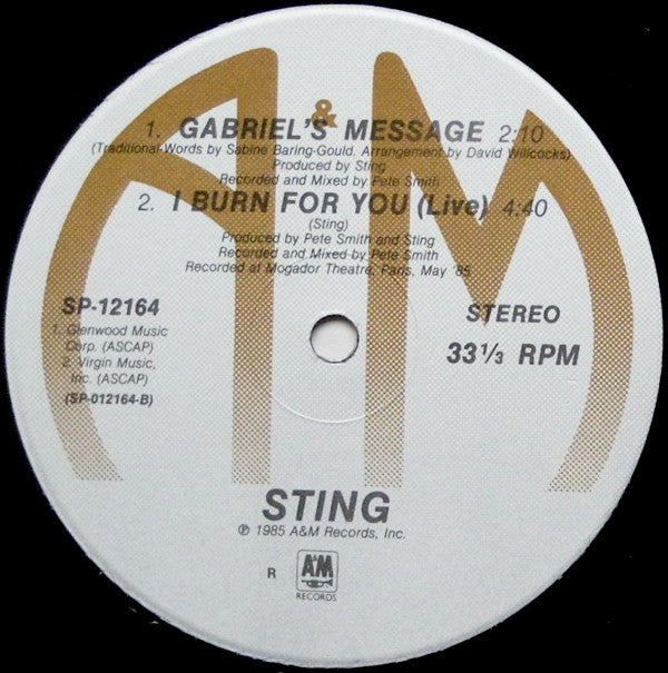 Sting : Russians (12", Single)