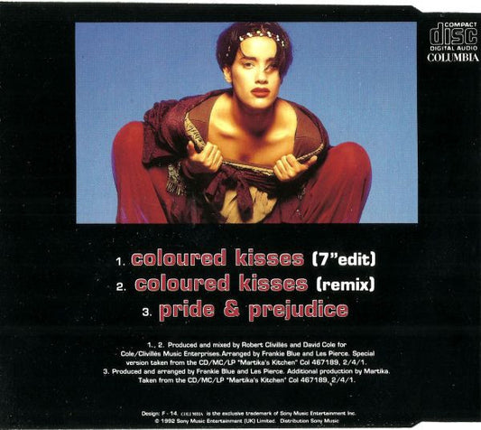 Martika : Coloured Kisses (CD, Single)