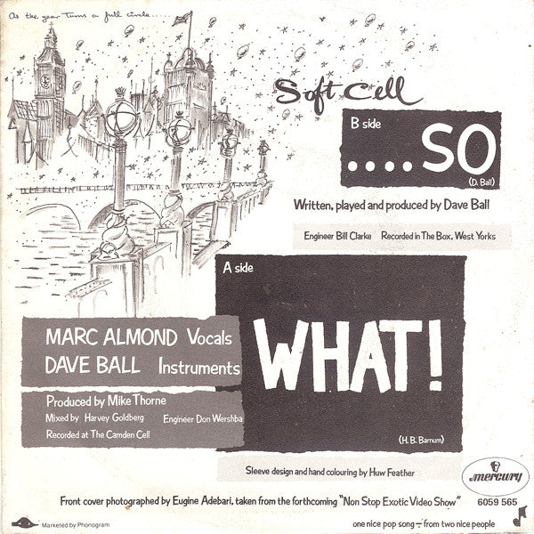 Soft Cell : What! (7", Single)