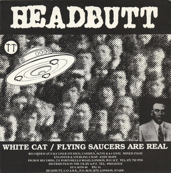 Headbutt : Randy / Babysick (7", Whi)
