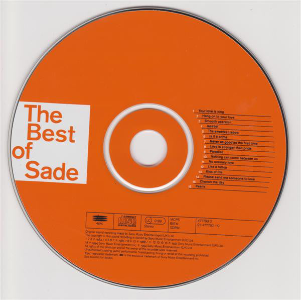 Sade : The Best Of Sade (CD, Comp)