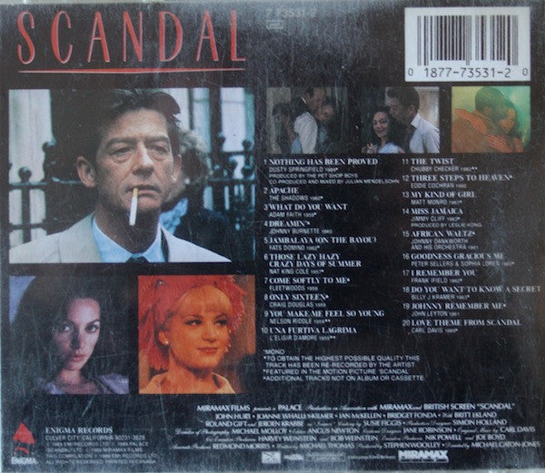 Various : Scandal (Music From The Motion Picture) (CD, Comp)