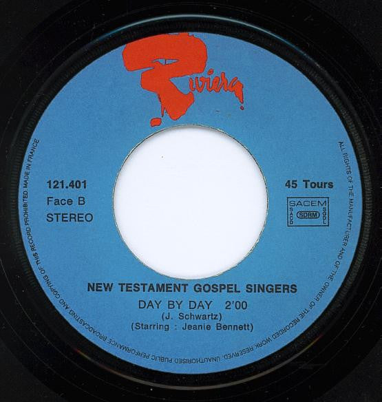 New Testament Gospel Singers : Prepare Ye The Way Of The Lord / Day By Day (7")