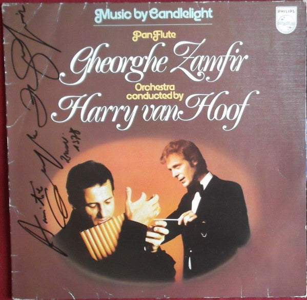 Gheorghe Zamfir Orchestra Conducted By Harry van Hoof : Music By Candlelight (LP, Album)
