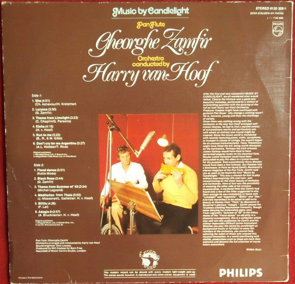 Gheorghe Zamfir Orchestra Conducted By Harry van Hoof : Music By Candlelight (LP, Album)