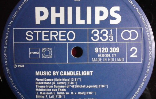 Gheorghe Zamfir Orchestra Conducted By Harry van Hoof : Music By Candlelight (LP, Album)