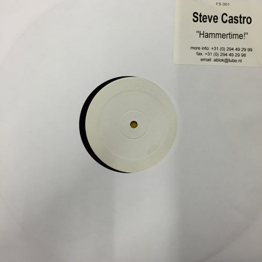 Steve Castro : Hammertime (12", Promo, W/Lbl)