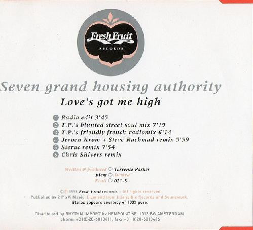 Seven Grand Housing Authority : Love's Got Me High (CD, Maxi)