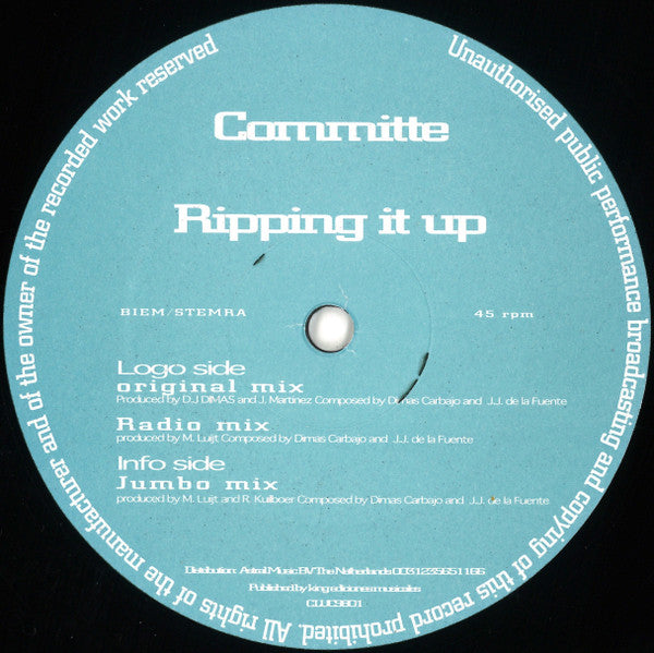 Committe* : Ripping It Up (12")