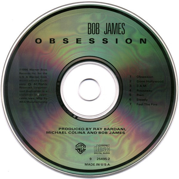 Bob James : Obsession (CD, Album)