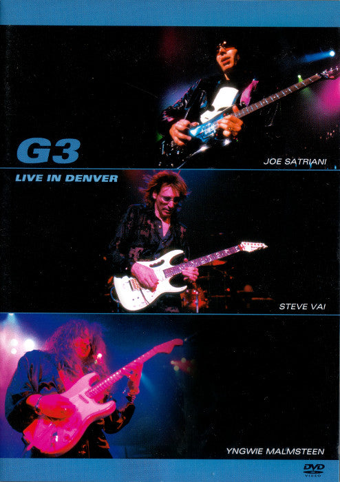 G3 (6), Joe Satriani, Steve Vai, Yngwie Malmsteen : G3 - Live In Denver (DVD-V, Multichannel, PAL)