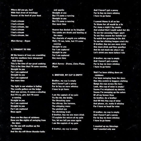 Nick Cave & The Bad Seeds : Henry's Dream (CD, Album)