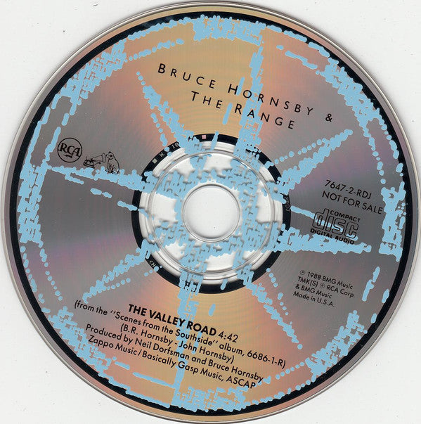 Bruce Hornsby And The Range : The Valley Road (CD, Promo)