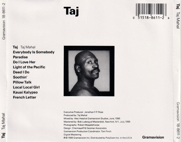 Taj Mahal : Taj (CD, Album)