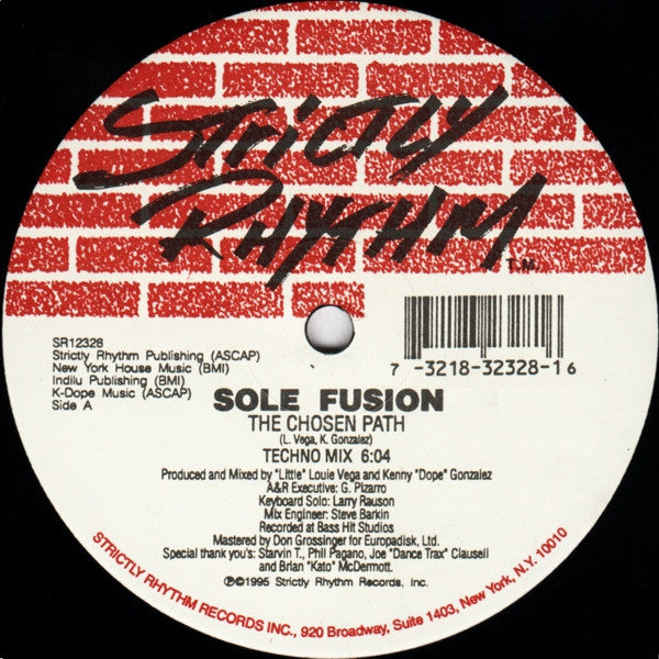 Sole Fusion : The Chosen Path (12")
