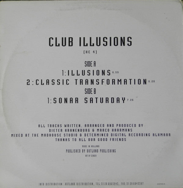 Club Illusions : Illusions (12")