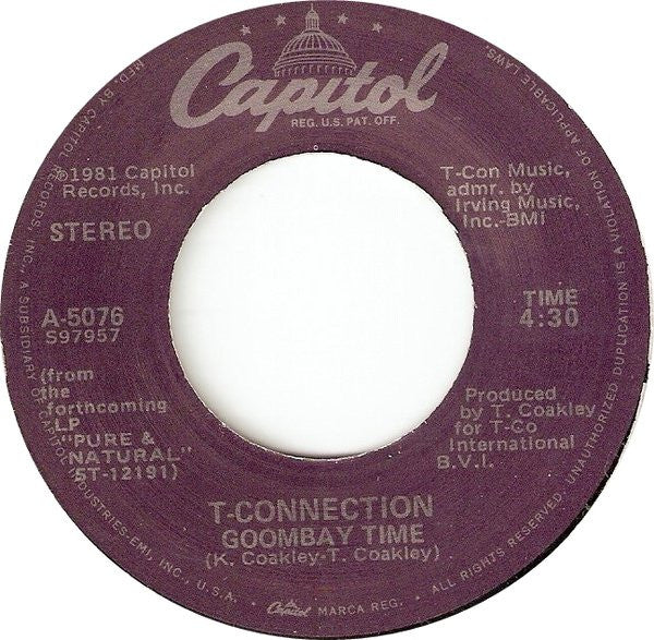 T-Connection : A Little More Love (7", Single)
