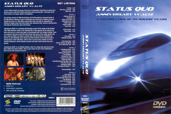 Status Quo : Anniversary Waltz (A Celebration Of 25 Rockin' Years) (DVD-V)