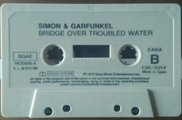Simon & Garfunkel : Bridge Over Troubled Water (Cass, Album, RE)