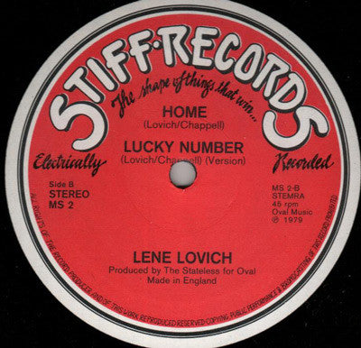 Lene Lovich : Lucky Number (12")