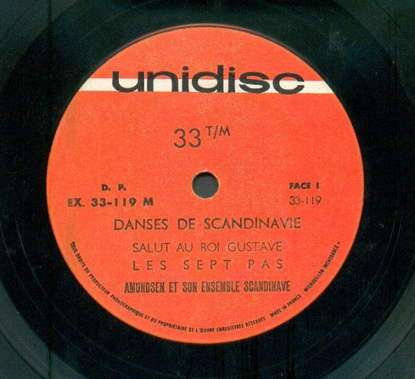 Amundsen Et Son Orchestre Scandinave : Danses De Scandinavie (7", RE)