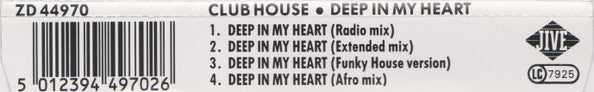 Club House : Deep In My Heart (CD, Maxi)