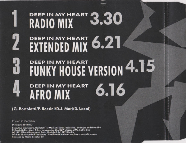 Club House : Deep In My Heart (CD, Maxi)