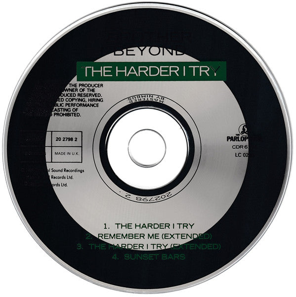 Brother Beyond : The Harder I Try (CD, Maxi)