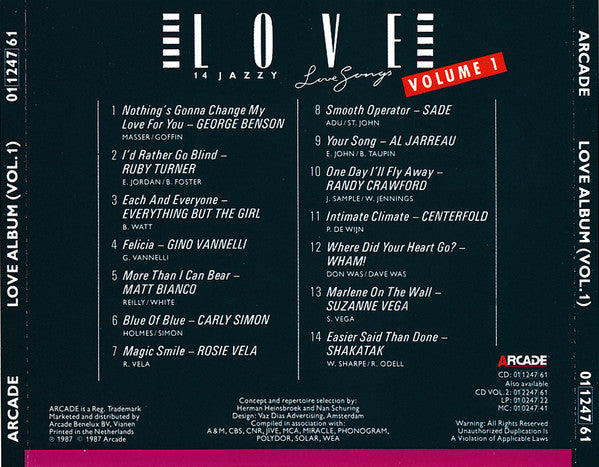 Various : Love Album Volume 1 (CD, Comp)