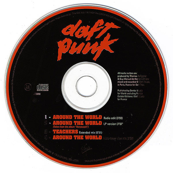 Daft Punk : Around The World (CD, Single)