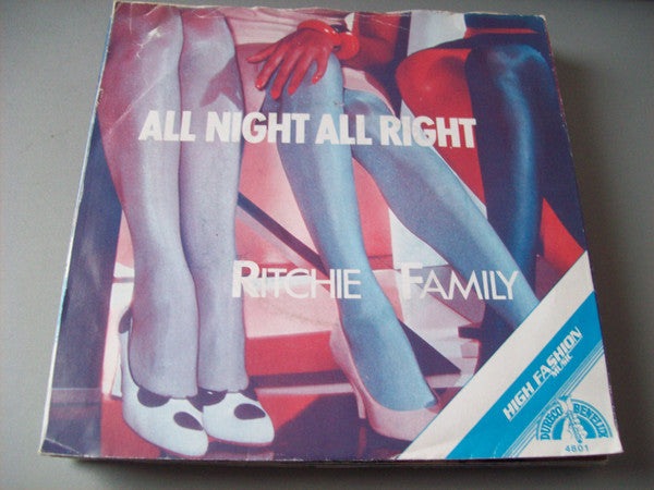 The Ritchie Family : All Night All Right (7")